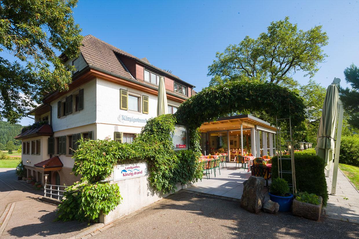 Landgasthof Kinzigstrand Biberach bei Offenburg Exterior foto